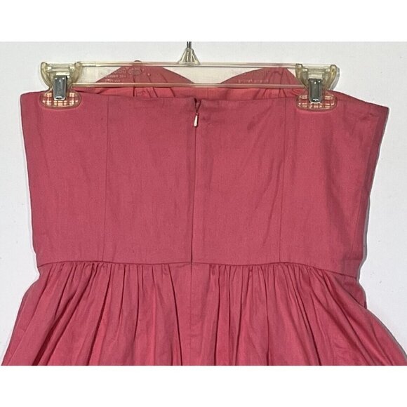 Lilly PULITZER Mayfield Pink Seeing Stars Strapless Fit Flare Dress - Picture 7 of 14